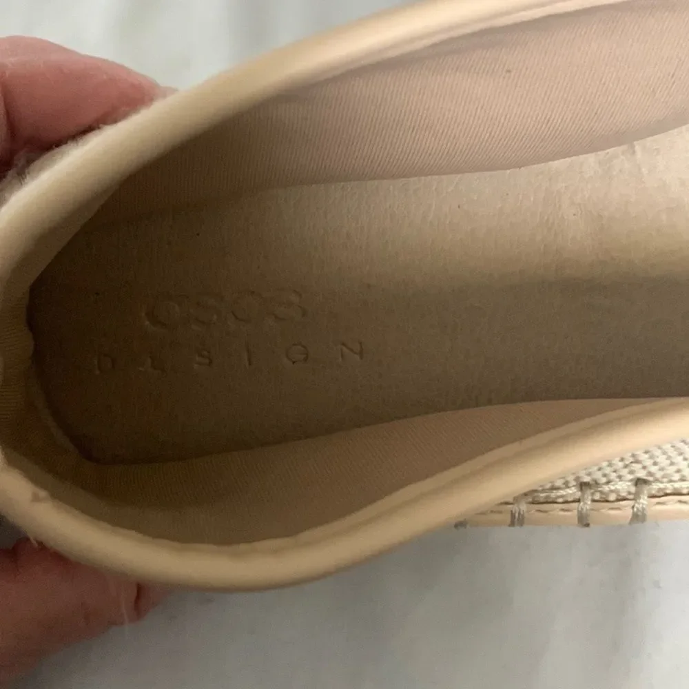 ASOS Design Wide Fit Jala Flatform toe-cap Espadrilles